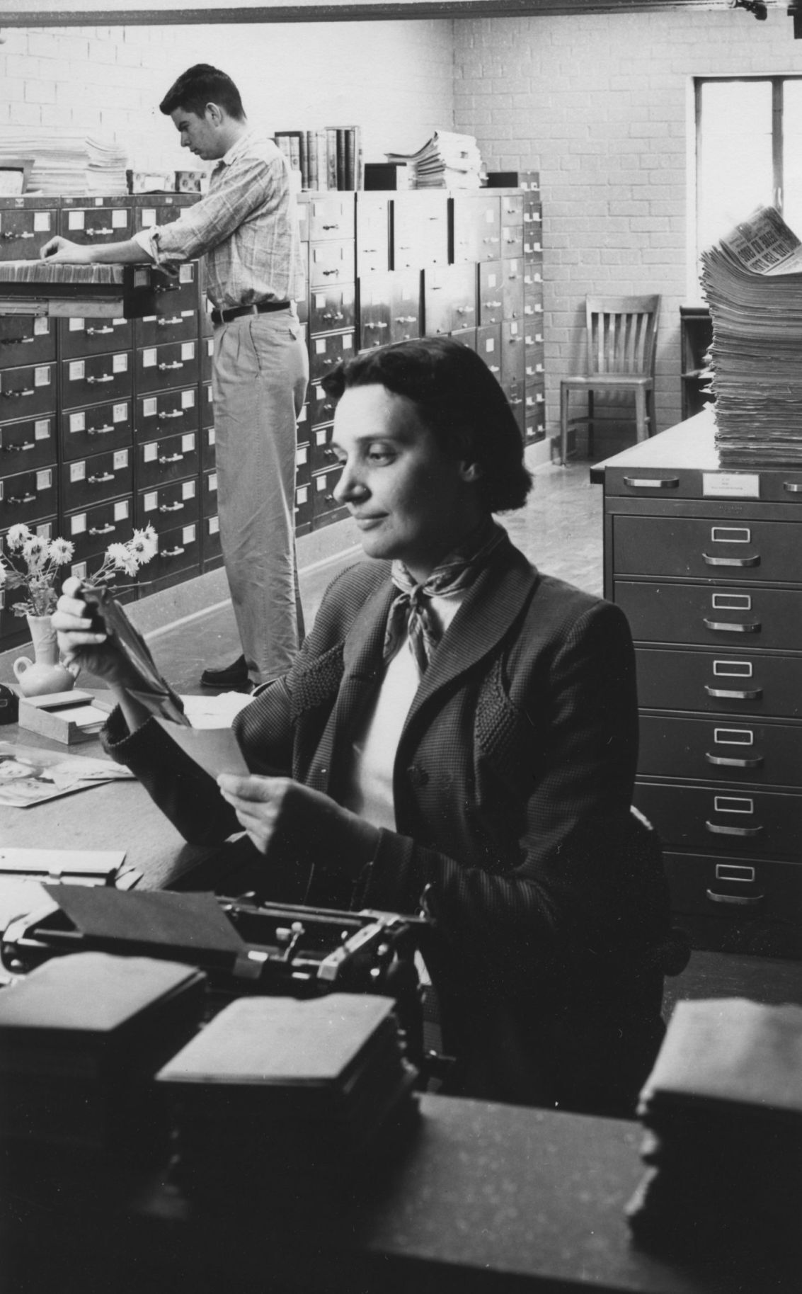 Tucson Citizen newsroom, 1954